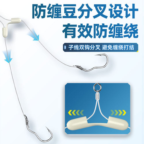 ⭕反转不脱钩防缠绕进口鱼线