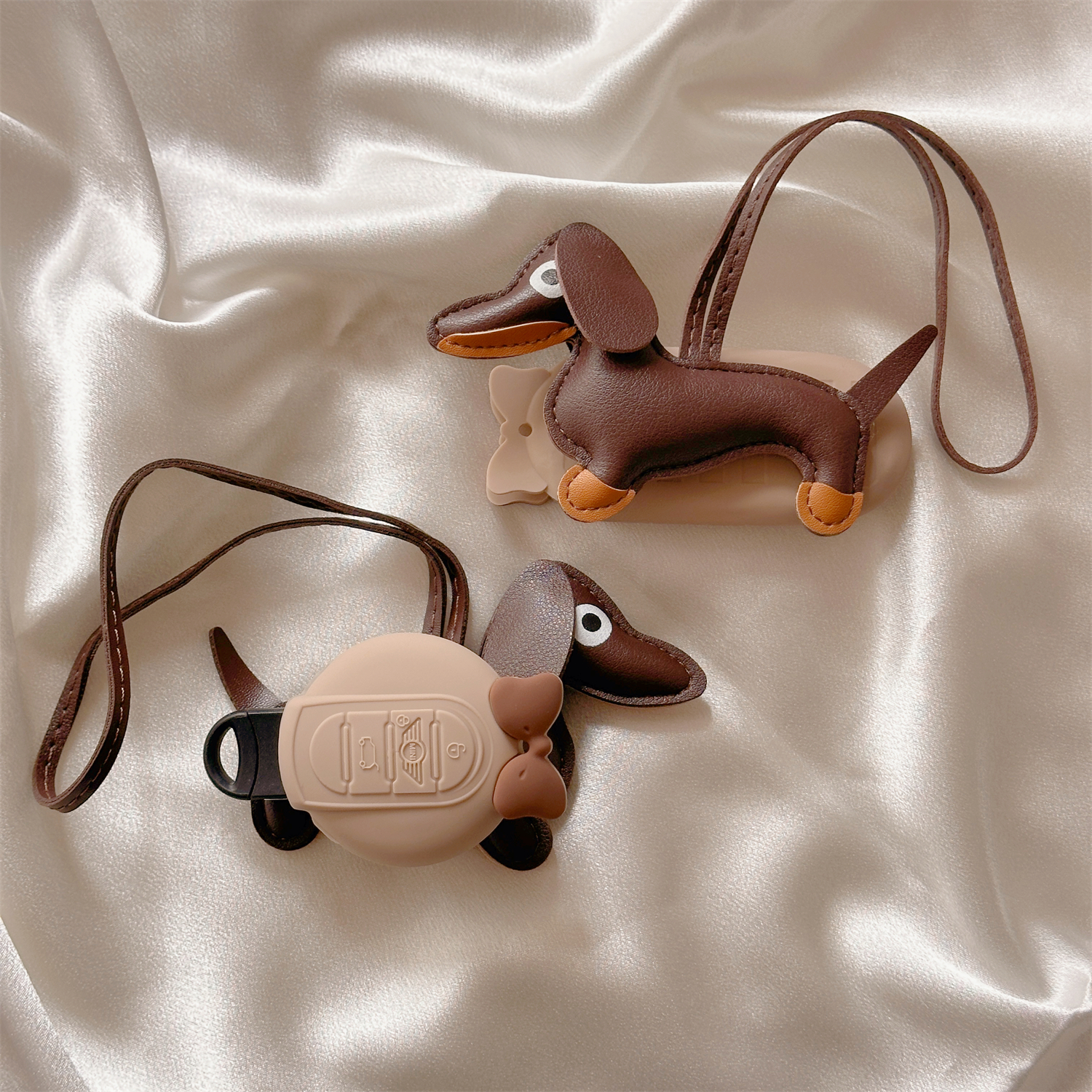 宝马mini钥匙套countryman腊肠狗