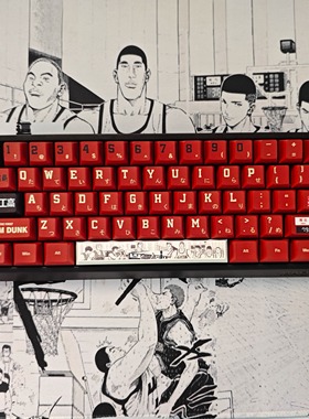 机械磁轴键盘灌篮高手LELELAB键帽适配wooting ez63 made68美加狮