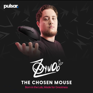 聯名 ZywOo載物 8khz Chosen 無線鼠標 Pulsar派世聯名The