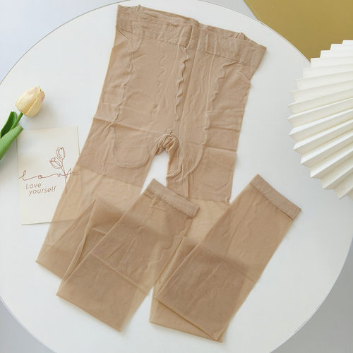 大码九分丝袜连裤袜加肥加大