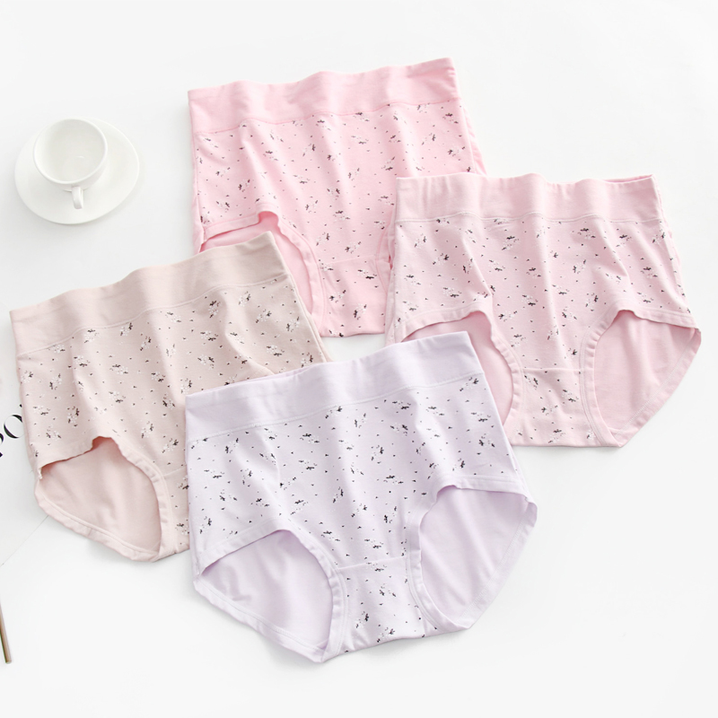 薄款性感大码无痕少女纯棉内裤