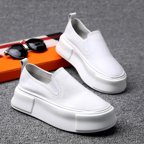 欧洲站松糕厚底小白鞋百搭运动鞋