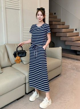 2026夏季新款条纹连衣裙