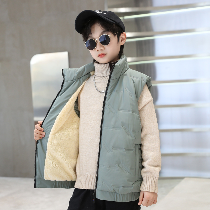官方正品男女童羽绒棉马甲厚外穿