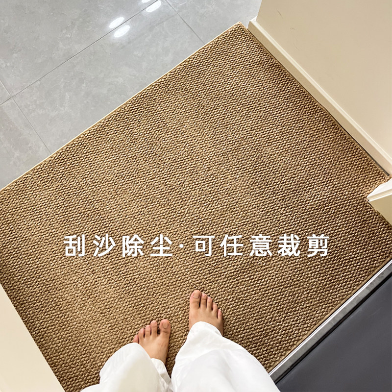 入户地垫简约高级进门门口脚垫玄关防滑垫剑麻防猫抓脚垫耐磨耐用,居家布艺,入户地垫,淘宝优惠券,粉丝福利购,淘宝优惠卷