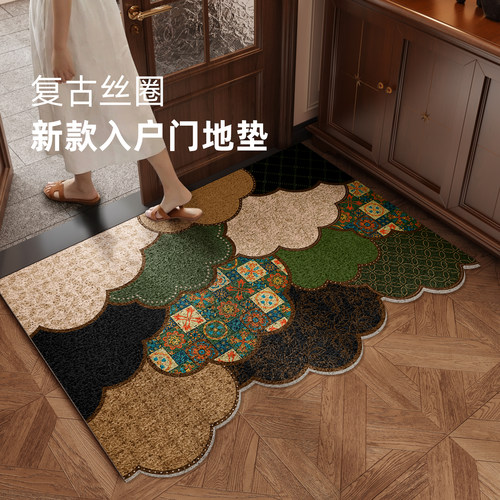 丝圈防滑耐脏可裁剪玄关入户地垫