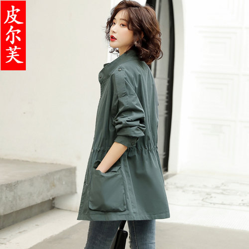 英伦风bf风衣女中长款