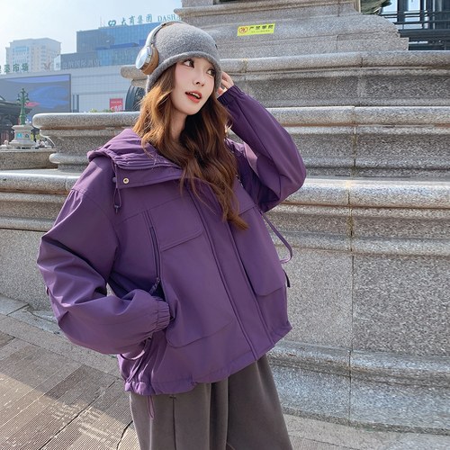 超好看棉衣冬装厚外套女