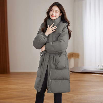 保暖加厚羽绒服女士宽松
