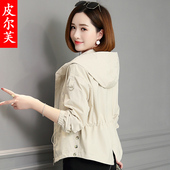 宽松今年流行大码 2026新款 减龄外套 风衣女士春秋季 小个子休闲短款