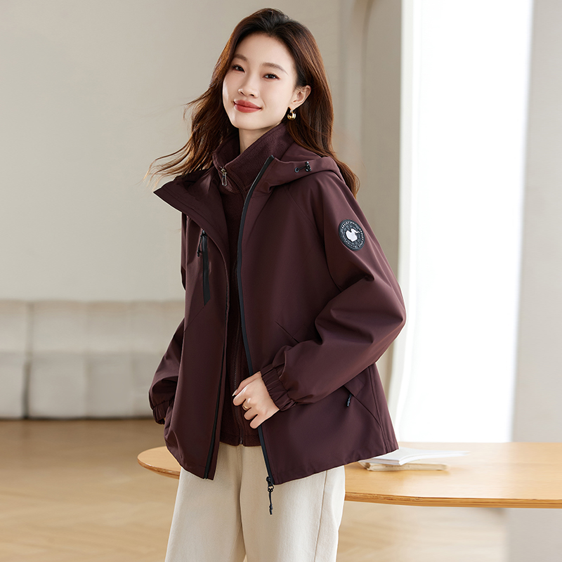 大码可拆卸内胆加绒派克服