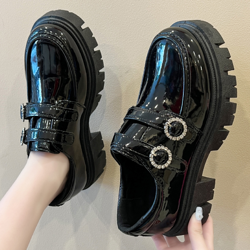 女生都爱穿的厚底增高乐福鞋