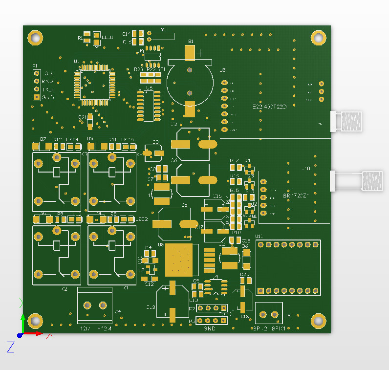 altium designer专业画pcb电路板设计原理图layout二层四层板
