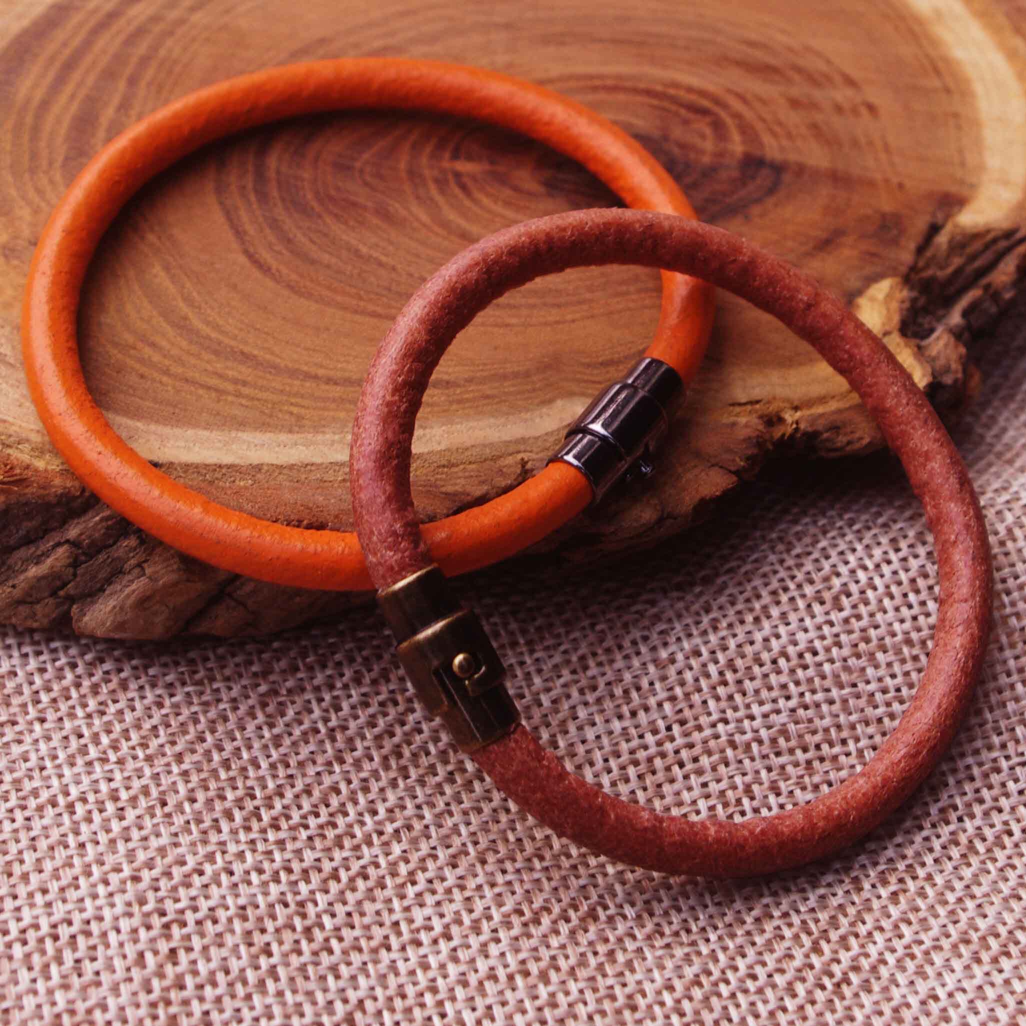 高桥牛皮手环手链真皮手镯复古百搭工装情侣手饰男女潮人一生之环