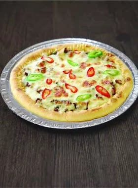 焗饭烘焙10寸锡纸盘圆形铝箔