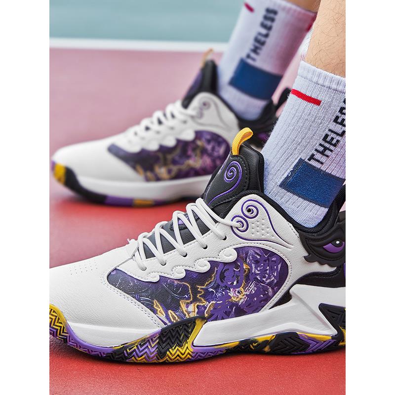 男生运动篮球鞋青少年实战比赛潮流运动鞋大码464748码高帮男鞋