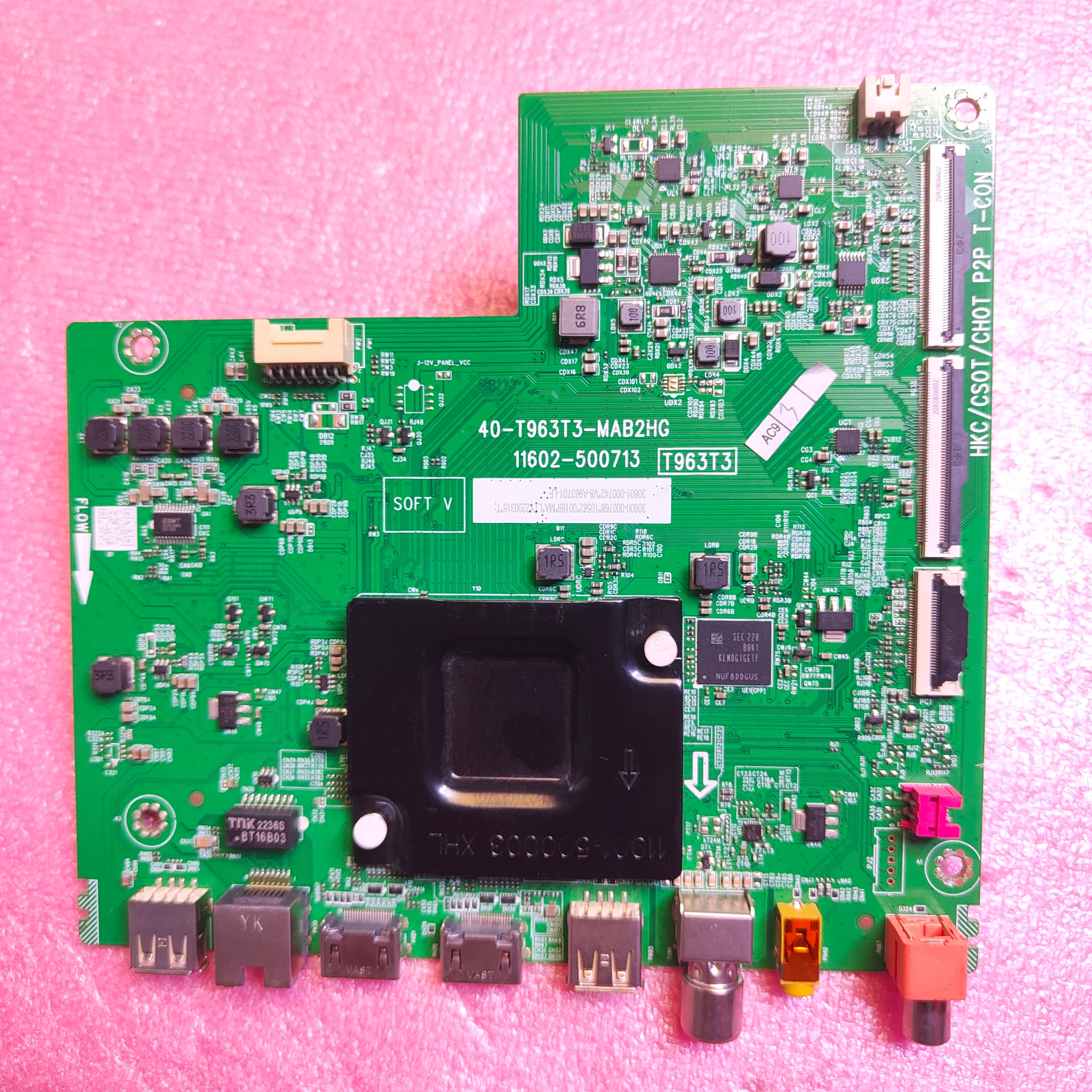 原装TCL 65V6EA/J7E主板40-T963T3-MAB2HG屏LVU650NDEL CS9W66/65