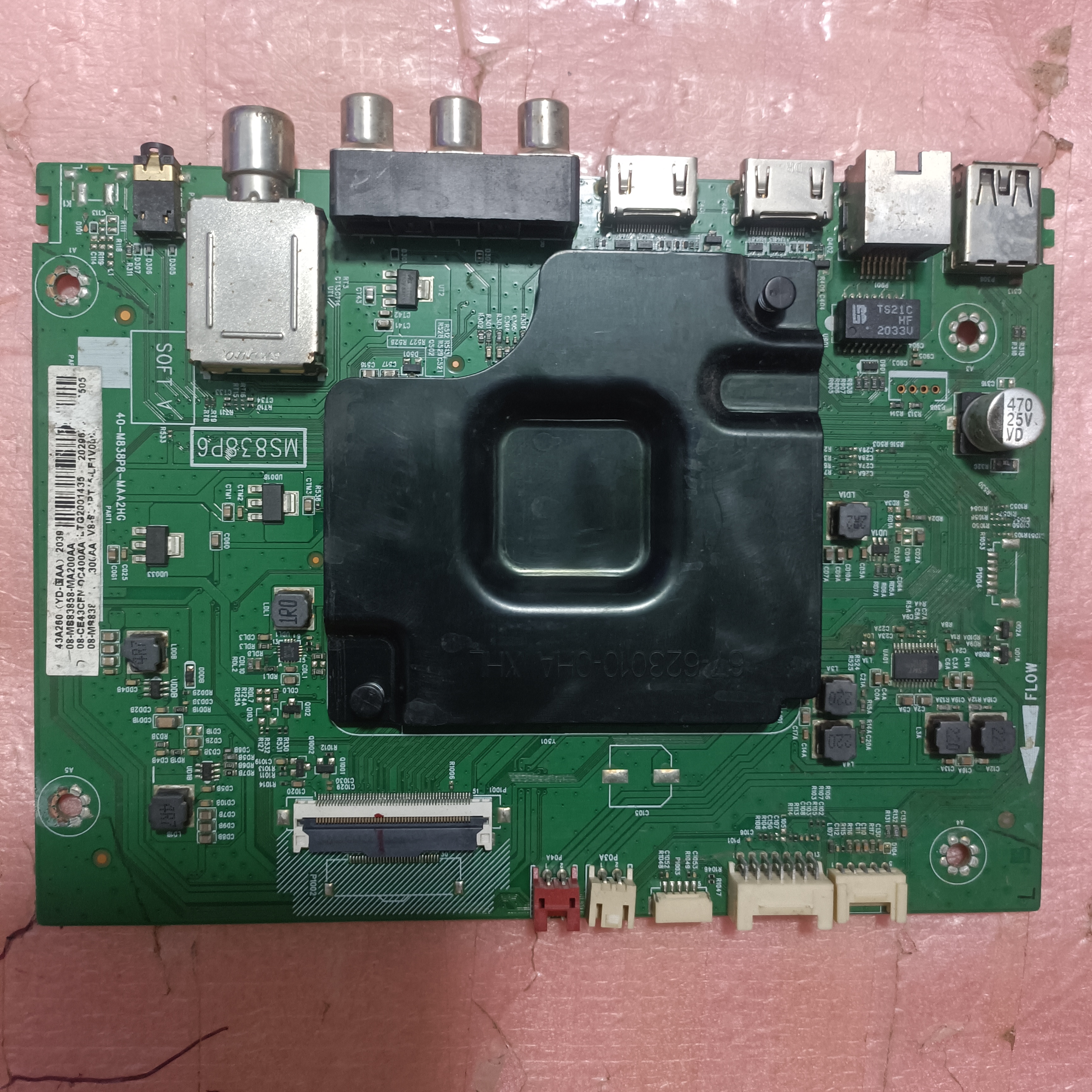 43A260主板40-M838P8-MAA2HG屏LVU430NDF  PJ9JC00