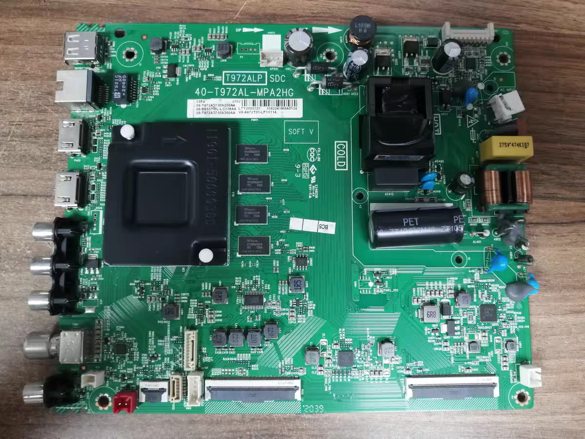 原装TCL 55F9主板40-T972AL-MPA2HG T972A37 屏LVU550NDEL SS9W00
