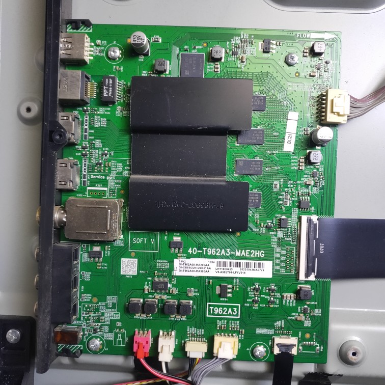 原装 TCL 65V2主板40-T962A3-MAE2HG配屏LVU650NDEL CD9W00/04/UZ