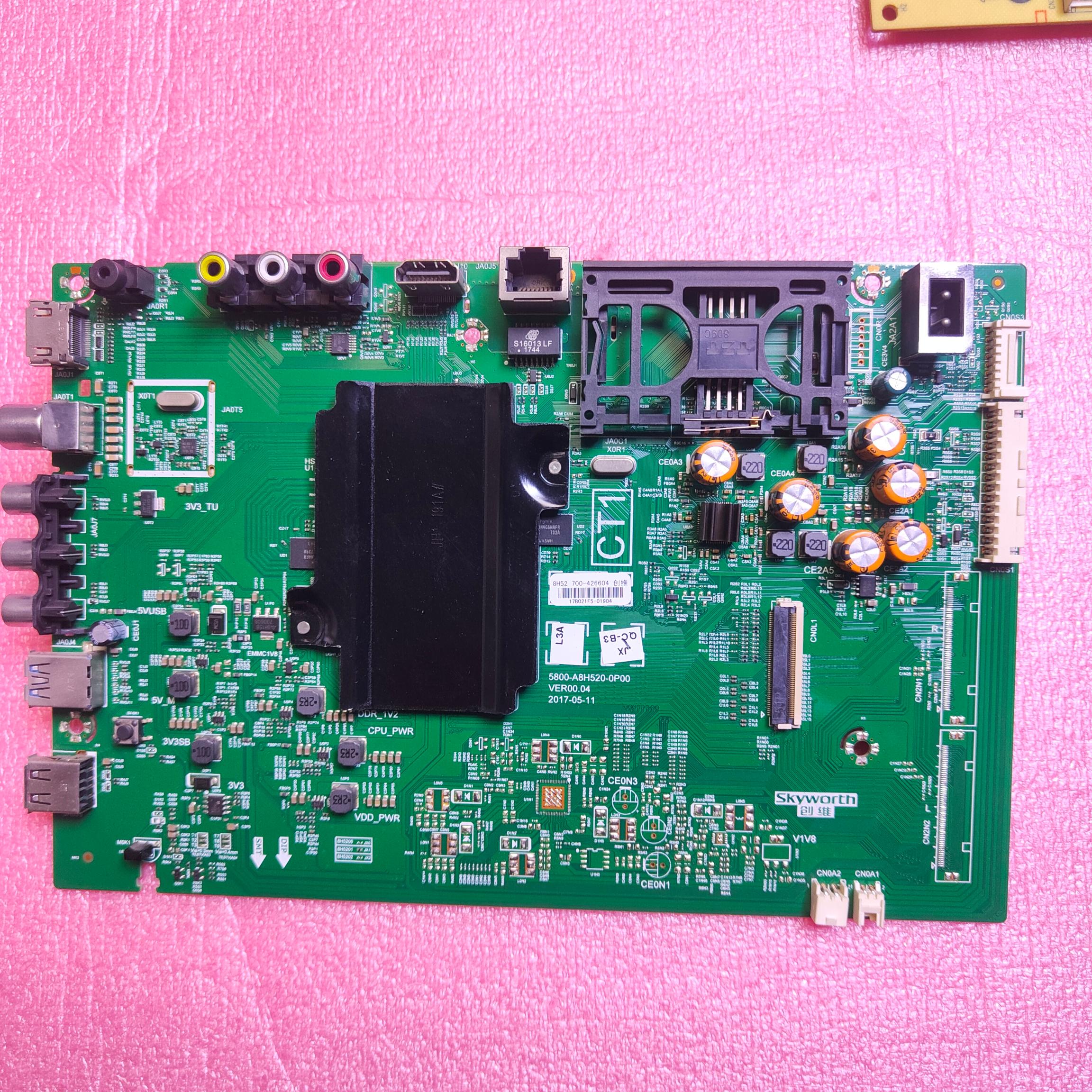 原装 创维 58G3 58G6B 主板5800-A8H520-0P00配屏V580DJ4-MD1