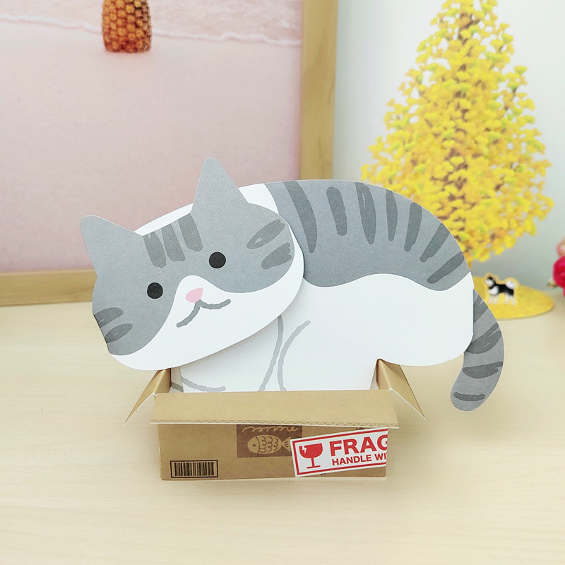 台湾可爱纸箱猫咪立体贺卡生日万用喵星人小猫控祝福宠物礼物卡片,节庆用品/礼品,贺卡/卡片,淘宝优惠券,粉丝福利购,淘宝优惠卷