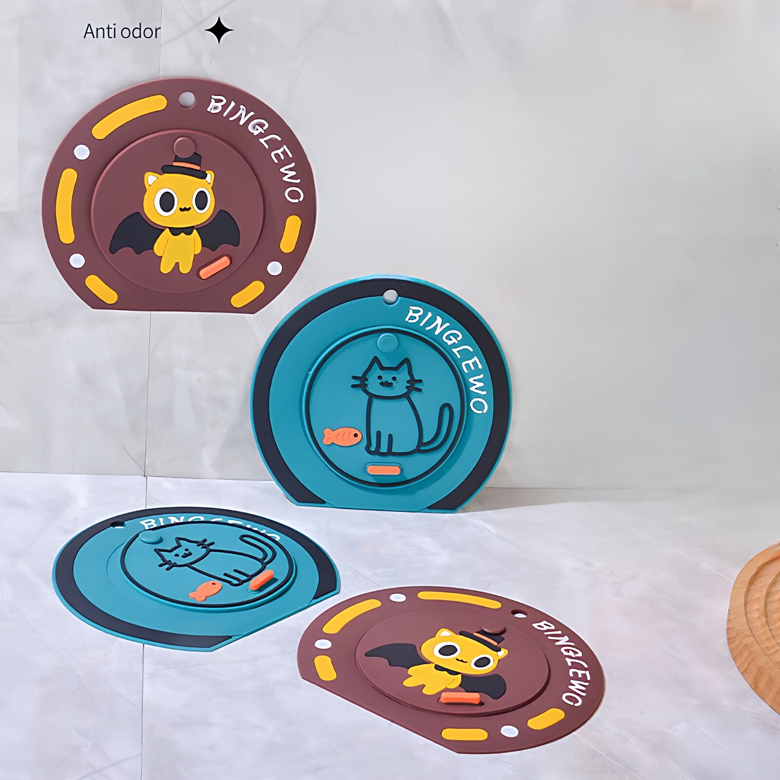 地漏封闭盖硅胶除味防头发过滤网排水二合一适用下水道除味神器