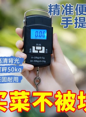 手提电子秤高精度精准电子称手提秤弹簧秤家用便携式小型称重器钩