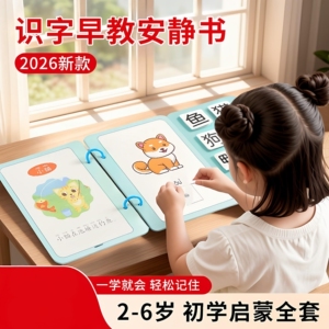 识字安静书启蒙早教书幼儿园