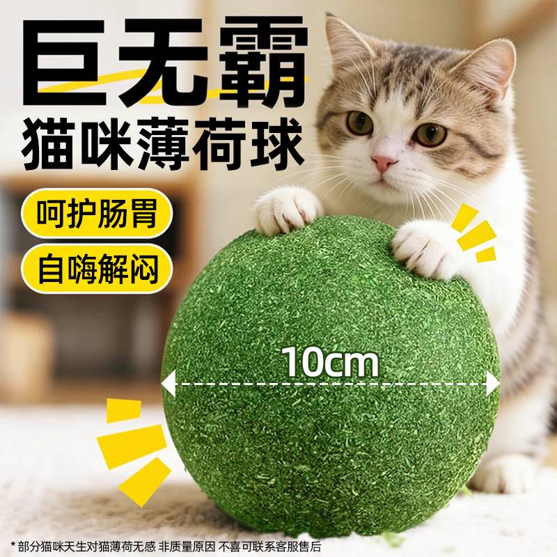 磨牙猫草球逗猫棒猫咪用品木天蓼