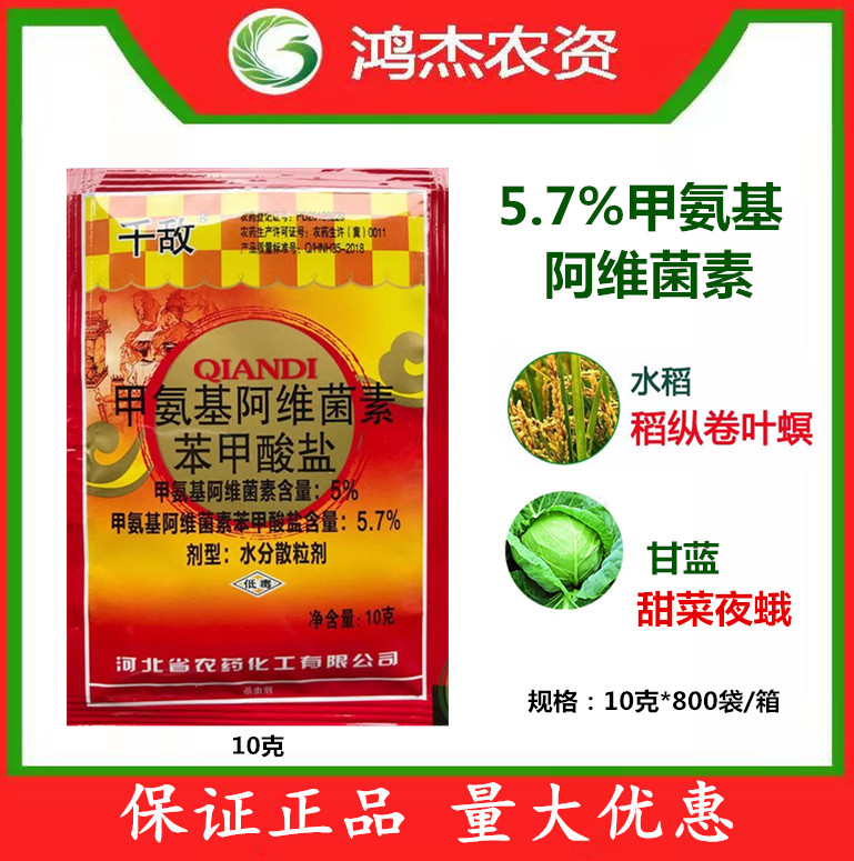 稻纵卷叶螟蔬菜甲氨基阿维菌素