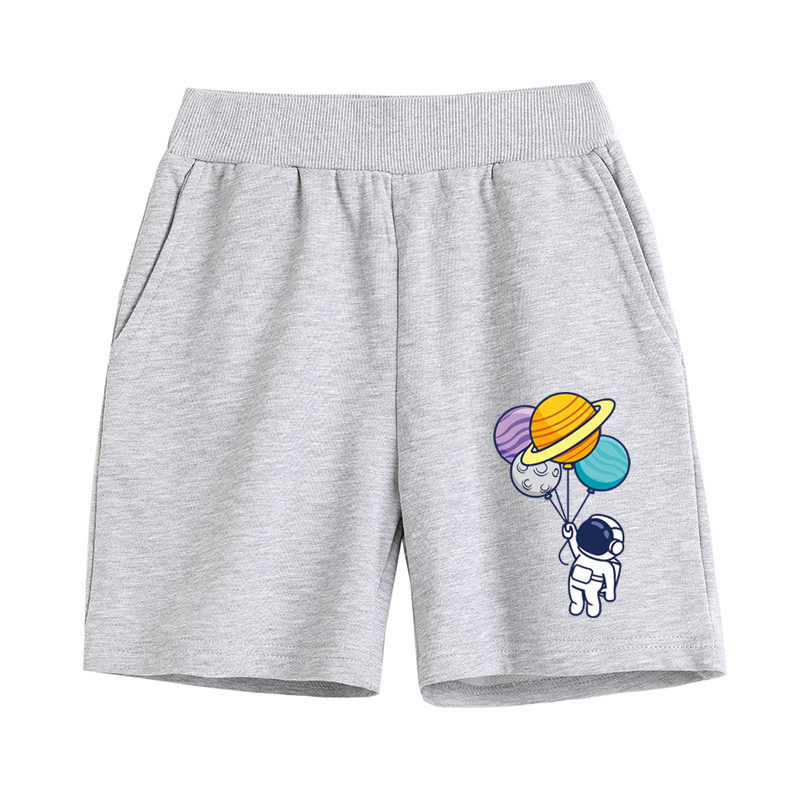 男童中裤夏季新款短裤纯棉中大童宽松版时尚五分裤儿童运动裤外穿