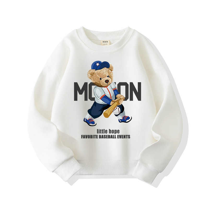 男童卫衣春秋2026新款潮牌中大童圆领衣服春装休闲时尚百搭上衣