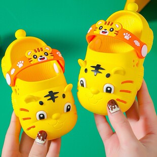 宝宝凉拖鞋夏2026新款洞洞鞋1-3岁2儿童男童女婴幼儿防滑软底室内