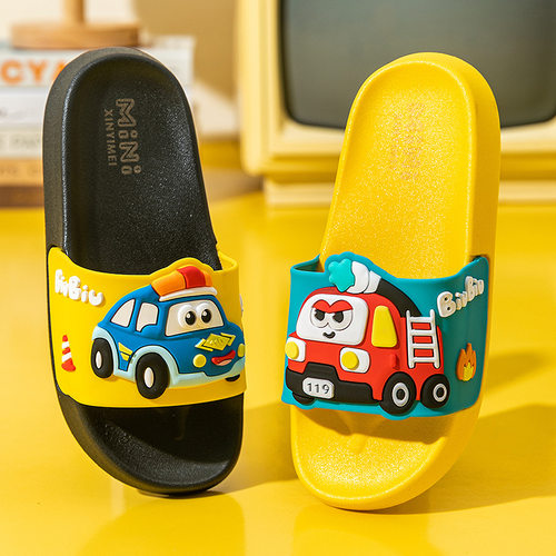 汽车儿童凉拖鞋舒适男童男孩家居