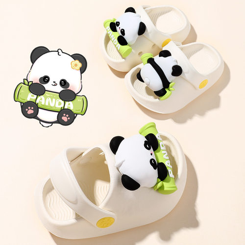 宝宝凉拖鞋1-5岁3卡通儿童洞洞鞋