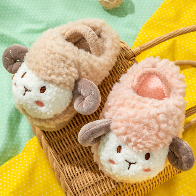 秋冬季新款儿童棉拖鞋可爱婴幼儿