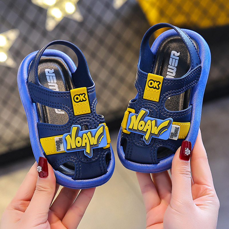 男童凉鞋夏2026新款韩版男孩软底2岁3岁宝宝防水防滑儿童学步外穿