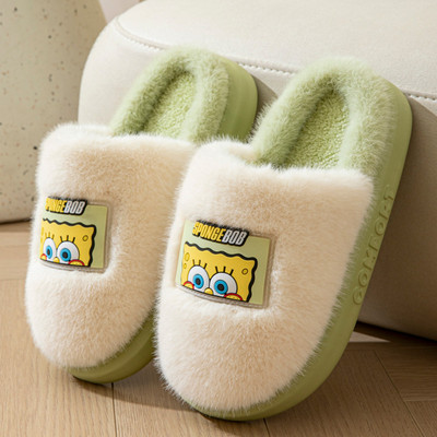 大童棉拖鞋海绵宝宝室内防滑可爱