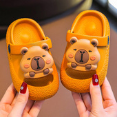 3岁2防滑婴幼儿小孩洗澡宝宝沙滩女童洞洞鞋 男童1 夏季 儿童凉拖鞋