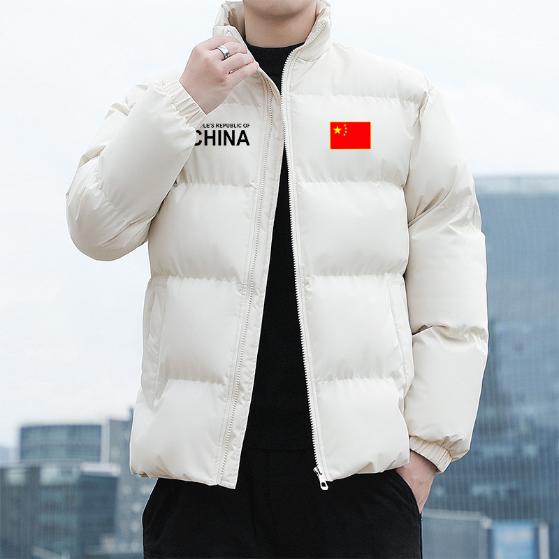 冬季中国国家队训练休闲棉袄子