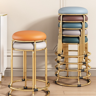 凳子家用网红小凳子矮凳懒人经济型北欧圆凳餐桌凳现代简约化妆凳