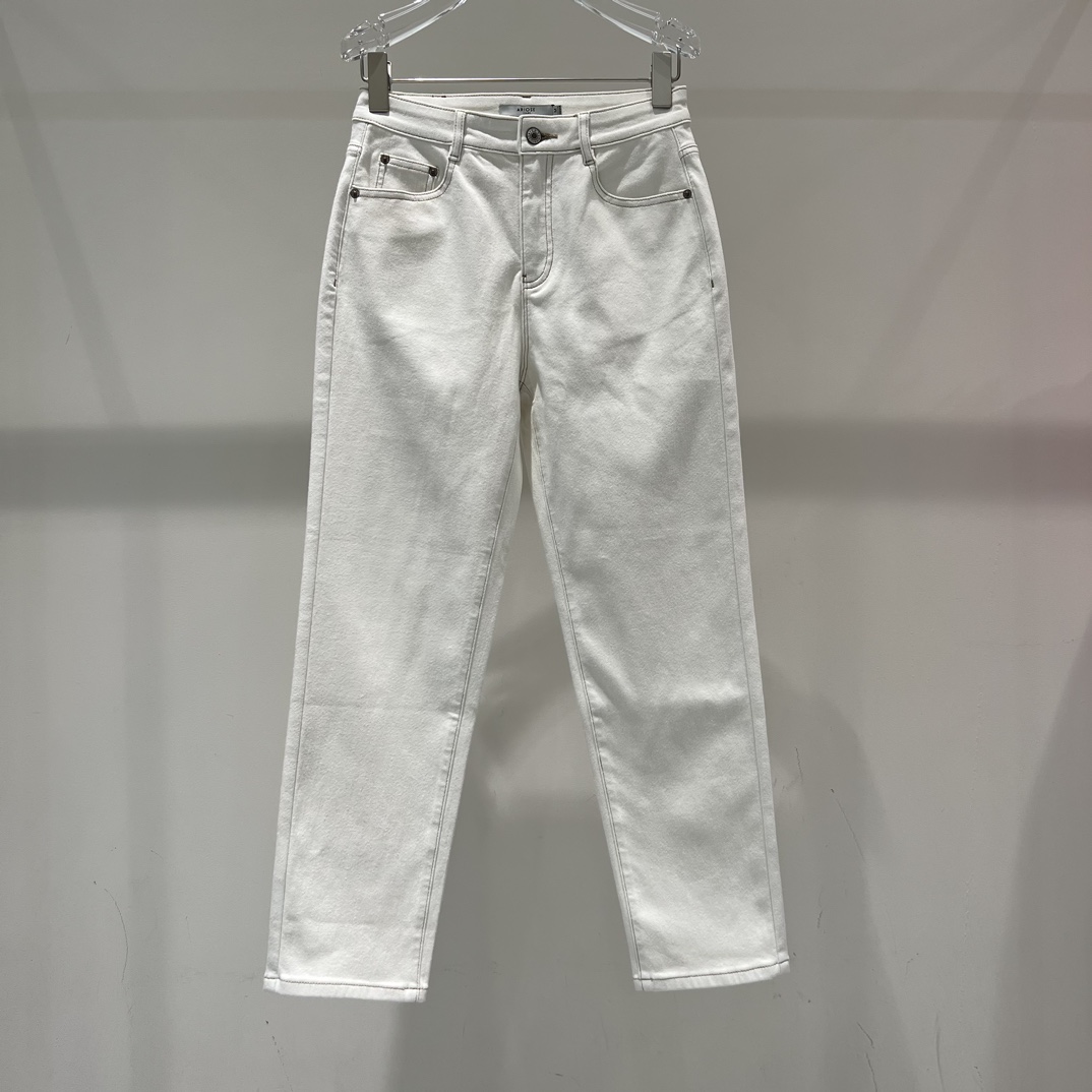 直筒裤长裤常规牛仔布秋季