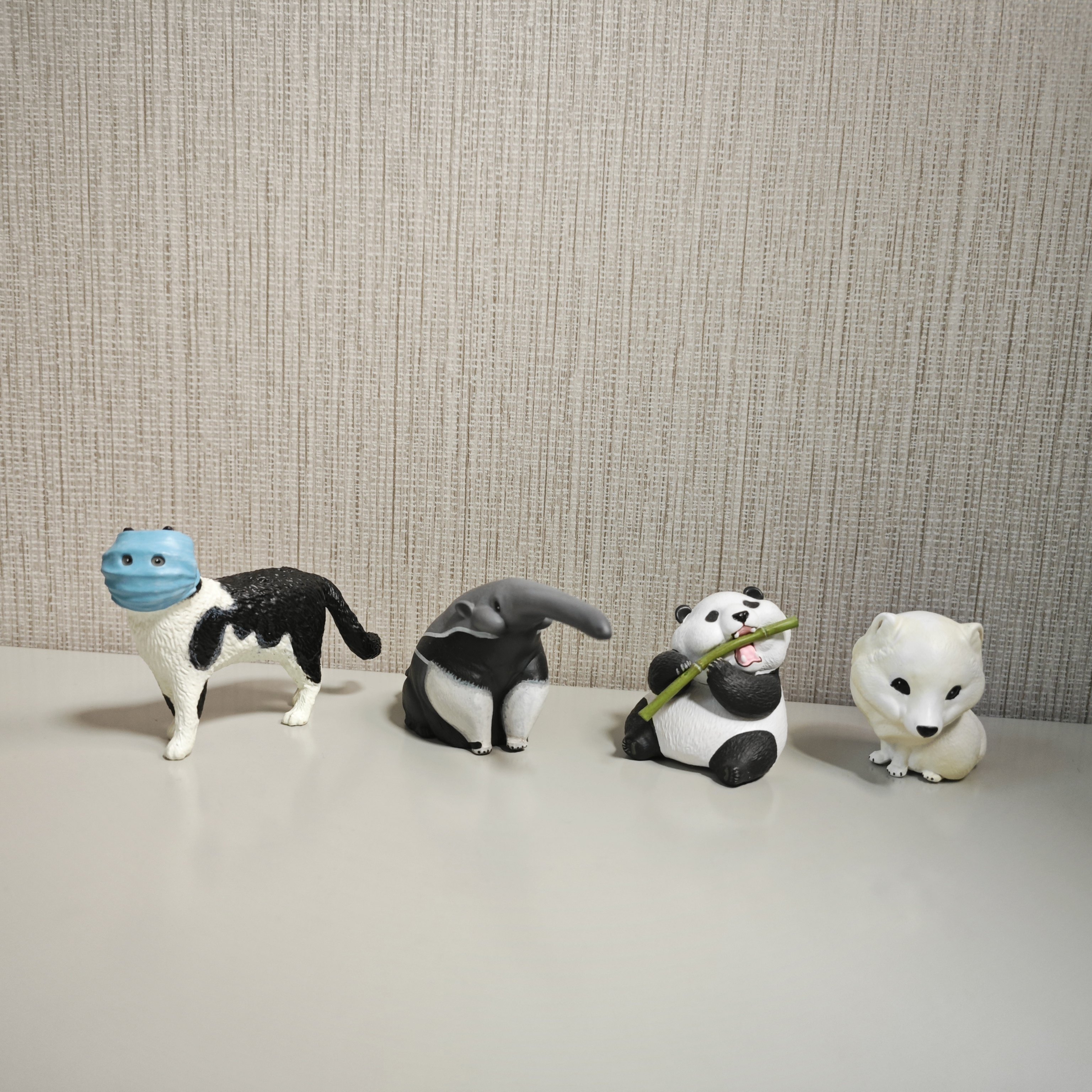 动物星球 心宽体胖系列 大熊猫 白狐 口罩猫 食蚁兽 正版手办模型,模玩/动漫/周边/娃圈三坑/桌游,手办/手办景品,淘宝优惠券,粉丝福利购,淘宝优惠卷