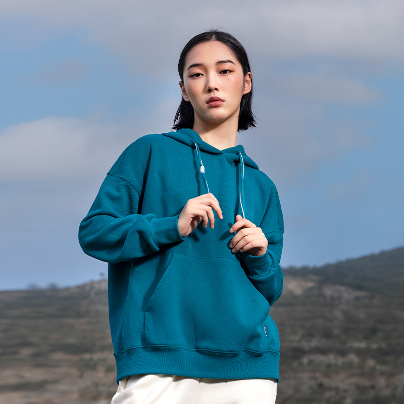 中和休闲宽松连帽卫衣女士冬季