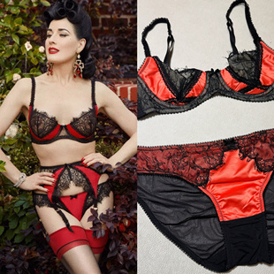 dita von teese 蒂塔von 性感文胸套装 复古内衣 超美 follies