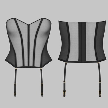 maison close太美啦 胸衣 骨衣 可外穿 吊袜带可拆卸