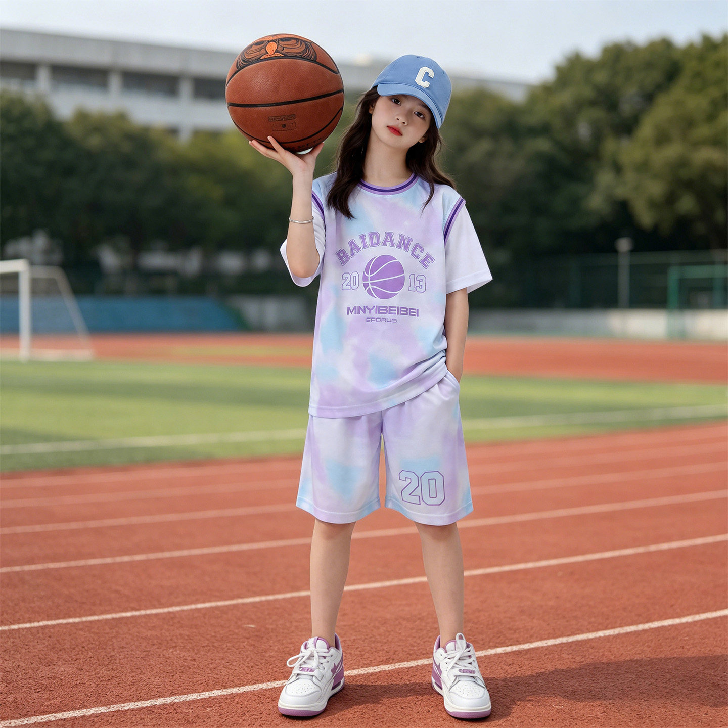 2026新款男女童冰丝篮球服套装图片