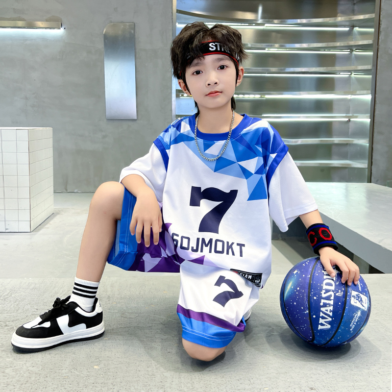 男童篮球服夏装新款套装中大童速干球衣儿童学生薄款运动训练队服